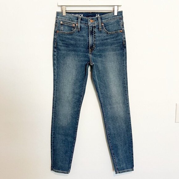 J. Crew Denim Toothpick Skinny Ankle Jeans Basic Casual Preppy Minimalist 28 - Picture 2 of 10